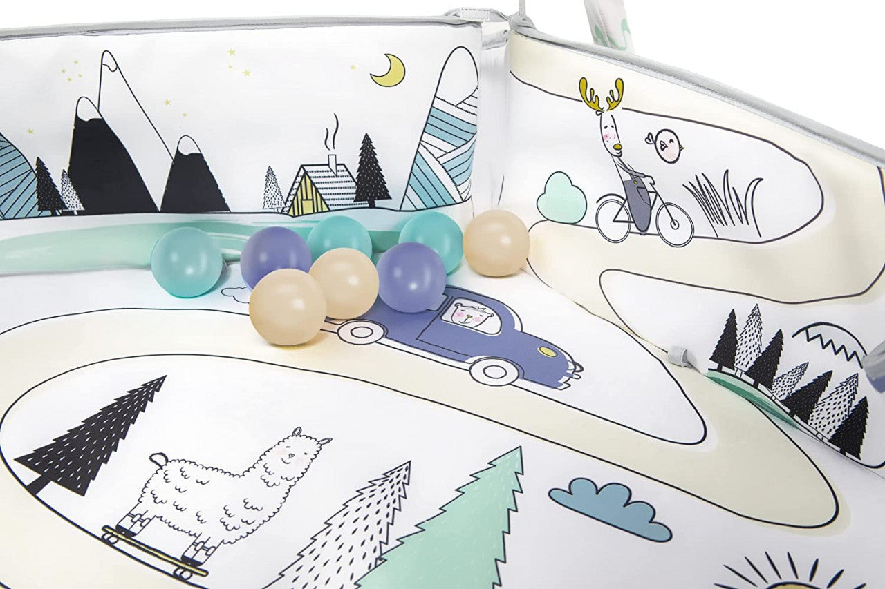 Covoras senzorial si educativ 3 in 1 Skiddou Lykke